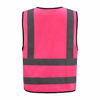 Picture of 12 colour High visibility vest reflective safety vest (Pink, l)