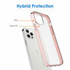 Picture of JETech Case for iPhone 12/12 Pro 6.1-Inch, Shockproof Bumper Cover, Anti-Scratch Clear Back, Rose Gold