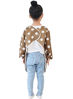 Picture of Plie Waterproof Kids Art Smocks 37 Colors (Age 1-10, S-XXL Size), Brown Dot (42-S)