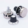 Picture of TWTADE / 2pcs Single Turn Rotary Carbon Linear Variable Potentiometer + 2pcs Knob WTH118-2W 2.2K Ohm