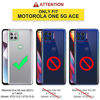 Picture of for Motorola One 5G Ace Case with Built-in Screen Protector, Full Body Protection Shockproof Cover, [Rugged PC Front Bumper + Soft TPU Back Cover] Armor Protective Phone (Navy Blue), (GTPY-MONEA-B)