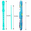 Picture of Descant Soprano Recorder Music Recorder Instrument For Kids Flute Kids Recorder With Cleaning Rod + Case Bag (Green)