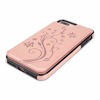 Picture of UEEBAI Case for iPhone 6 6S,Luxury PU Leather Case [Two Magnetic Clasp] [Card Slots] Stand Function Butterfly Flower Pattern Durable Shockproof Soft TPU Back Wallet Cover for iPhone 6/6S -Rose Gold#2