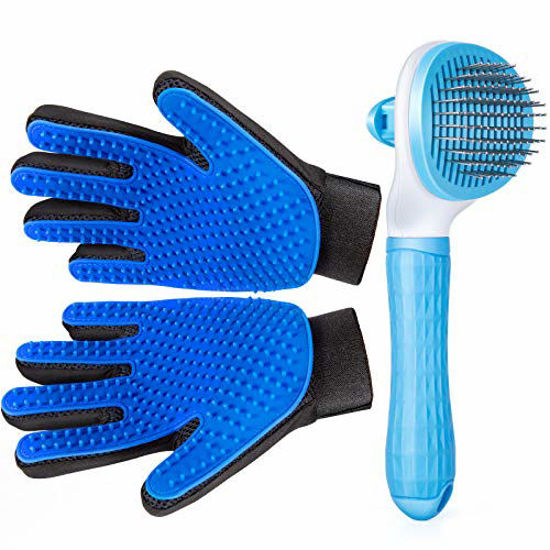 Hair clearance brush glove