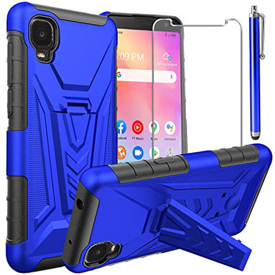 GetUSCart for Alcatel TCL A3 A509DL Case with Tempered Glass