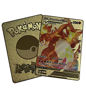 Picture of Charizard VMAX Pokémon Gold Card - Collector's Rare Shiny Gold Red Card - Limited Supply