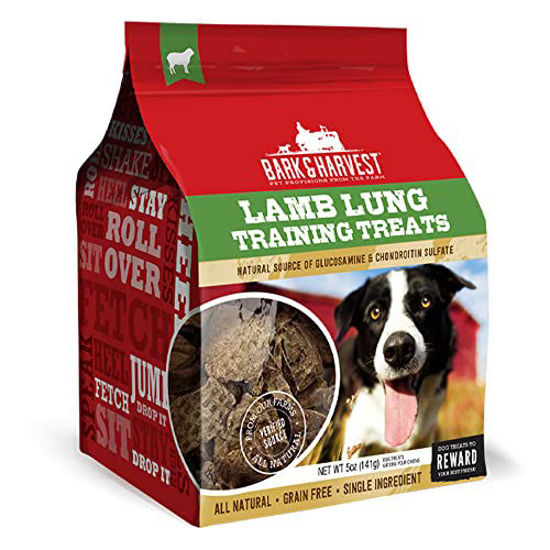 Picture of Superior Farms Pet Provisions Lamb Lung Dog Treats | All Natural Dog Snacks from Our Farms | Real Protein Dog Chews | 100% Lamb. (Lung Training (5 oz.))