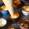 Picture of Party Hippo Cupcake Cups, 3.5 Oz 50 pcs Disposable Foil Muffin Liners, Gold Cupcake Baking Cups, Ramekin Aluminum Cupcake Tip Pan Ramekin Holders, Little Baking Cups (Coffee)