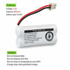 Picture of Kruta BT183342/BT283342 2.4V 800mAh Ni-MH Battery Pack, Compatible with AT&T VTech Cordless Phone Batteries BT183342/BT283342 BT162342/BT262342 CS6709 CS6609 CS6409 BL102-3 EL52100 EL50003 (Pack of 4)