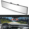 Picture of JoyTutus Rear View Mirror, Panoramic Convex Rearview Mirror, Interior Clip-on Wide Angle Rear View Mirror to Reduce Blind Spot Effectively for more car Universal SUV Trucks (11.81")