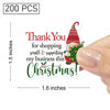 Picture of 200 PCS Thank You Supporting My Business Stickers,Cute Small Business Envelopes Stickers for Business Packages/Handmade Goods/Bags ,Christmas Theme Small Shop Business Stickers for Envelopes Seals