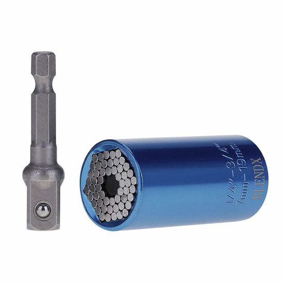 GetUSCart BLENDX Universal Socket Tool Ratchet Universal Socket