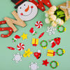 Picture of Aneco 500 Pieces Foam Christmas Stickers Self-Adhesive Christmas Style Stickers DIY Craft Stickers for Christmas Party Decoration