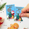 Picture of Christmas Scratch Off Cards (40 Pack) Christmas Party Game for Holiday Events - Groups, Kids and Adult - Festive Raffle Tickets for Prize Drawings - Christmas Gift Choice Christmas Star