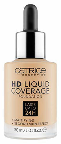 Picture of Catrice | HD Liquid Coverage Foundation | High & Natural Coverage | Vegan & Cruelty Free (038 | Honey Beige)