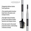 Picture of Japonesque Brow & Lash Shaper with 3 Different Spoolie Brushes, for Separating Lashes, Eliminating Mascara Clumps, and Grooming and Shaping Brows