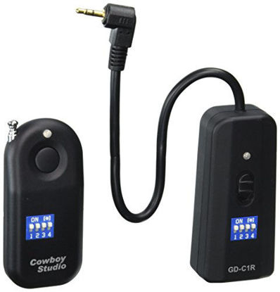 Picture of Cowboystudio 16-Channel Wireless Remote Trigger Switch Wireless Shutter Release Trigger for Sony Alpha Minolta DSLR A100, A200, A300, A350, A380, A500, A550, A700, A850, A900