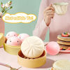 Picture of ZJRUI Dumpling Stress Ball Fidget Toy, Dumpling Squishy Stress Ball Steamed Stuffed Bun Squeezing Stress Relief Toy, Dough Balls Squishy Dumpling Fidget Sensory Decompression Toy Kids Adults Gift