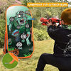 Picture of RONSTONE Shooting Practice Target Compatible with Nerf Gun for Boys Girls, Toy Foam Blaster Shooting Targets for Kids Indoor Outdoor, Zombie Shooting Target with Storage Net