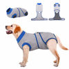 Picture of Kuoser Recovery Suit for Dogs Cats After Surgery, Professional Pet Recovery Shirt Dog Abdominal Wounds Bandages, Substitute E-Collar & Cone,Prevent Licking Dog Onesies Pet Surgery Recovery Suit XXL