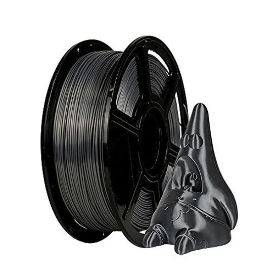 Picture of Flashforge PLA Filament 1.75mm, 3D Printer Filaments 1kg Spool-Dimensional Accuracy +/- 0.02mm, Environmental Friendliness, no Smoke and no Odor (Silk Metal Grey)