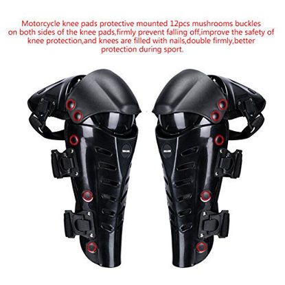 Picture of Upgraded Knee Pads, GES Motorcycle Knee Protective Knee Shin Guards