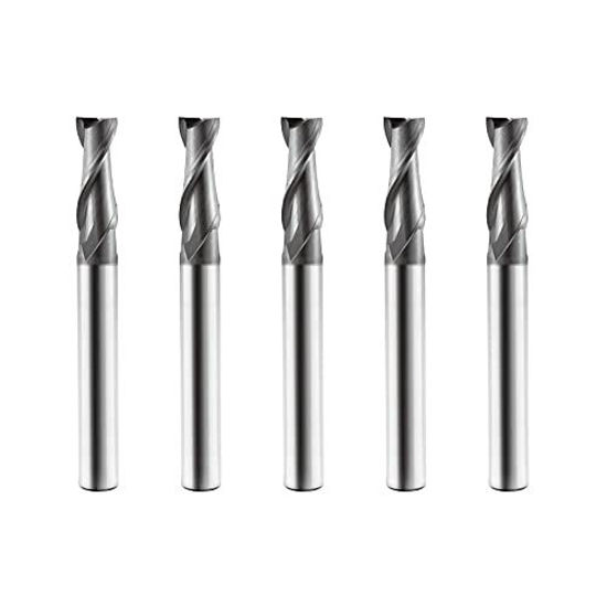 Picture of SPEED TIGER ISE Carbide Square End Mill - Micro Grain Carbide End Mill for Alloy Steels/Hardened Steels - 2 Flute - ISE1/8"2T - Made in Taiwan (5 Pieces, 1/8")