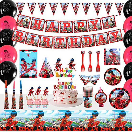 Arriba 85+ imagen miraculous ladybug birthday decoration ...