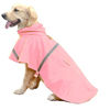 Picture of HAPEE Dog Raincoats for Large Dogs with Reflective Strip Hoodie,Rain Poncho Jacket for Dogs