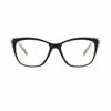 Picture of Sofia Vergara x Foster Grant Women's Gloria Square Reading Glasses, Black Frontspray Over Leopard Print Base, 51 mm + 1.5