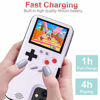 Picture of Gameboy Case for iPhone 11, Chu9 Retro 3D Shockproof Playable Game Cover Case with 36 Classic Games, Handheld Color Screen Video Game Console Case for iPhone (White, iPhone 11)