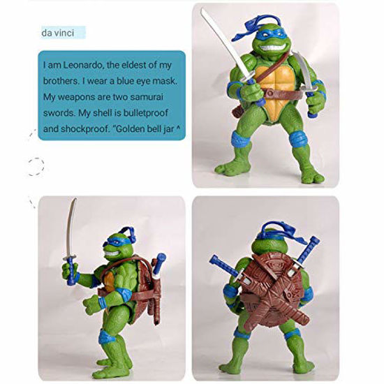 Picture of City hero Turtles 6 PCS Set New - Mutant Ninja Action - TMNT Action Figures - Turtles Toy Set - Ninja Turtles Action Figures Mutant Teenage Set