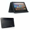 Picture of Keyboard for Amazon Fire HD 8 (10th Gen 2020) (Keyboard by BoxWave) - SlimKeys Bluetooth Keyboard, Portable Keyboard with Integrated Commands for Amazon Fire HD 8 (10th Gen 2020) - Jet Black