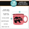 Picture of Mama Bear Coffee Mug for Mom, Mother, Women, Wife - Unique Fun Gifts for Her, Mother's Day, Christmas (Coral)