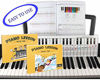 Picture of Piano and Keyboard Note Chart and Complete Color Note Piano Music Lesson and Guide Book 1 and Book 2 for Kids and Beginners; Designed and Printed in USA