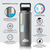 Picture of Hydrapeak 40oz (1.2L) Stainless Steel Vacuum Insulated Water Bottle, BPA Free Leak Proof Wide Mouth, Double Walled Flask with Flip Handle Lid