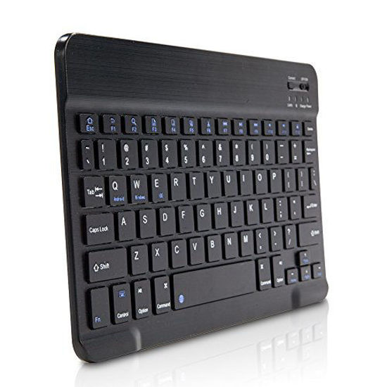 Picture of Keyboard for Unihertz Atom (Keyboard by BoxWave) - SlimKeys Bluetooth Keyboard, Portable Keyboard with Integrated Commands for Unihertz Atom - Jet Black