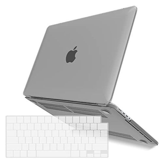 Picture of IBENZER New 2021 MacBook Pro 14 Inch Case M1 Pro Max A2442, Hard Shell Case with Keyboard Cover for Apple Mac Pro 14 with Touch ID, Frost Clear,T14CL+1