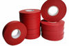 Picture of Flagging Tape Survey Ribbon for Boundaries and Hazardous Areas Non-Adhesive Surveyor Tape with 1" Width, 150' Length -15F Temperature Resistance at Summer(Pack of 10) (Red)