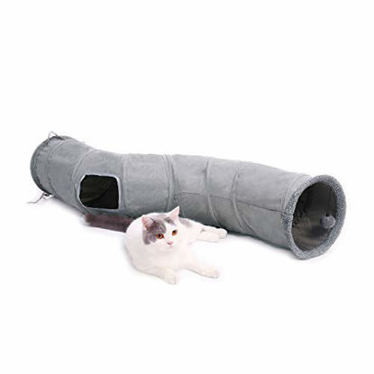 Picture of PAWZ Road Cat Tunnel Collapsible S Shape Cat Play Tube 10.5 Inches in Diameter