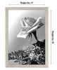 Picture of Americanflat 12x18 Poster Frame in Drift Wood - Composite Wood with Polished Plexiglass - Horizontal and Vertical Formats for Wall with Included Hanging Hardware