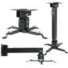 Picture of Projector Mount, Homcine Universal Projector Ceiling/Wall Mount Black with Extendable Arms, Adjustable Height, Projector Holder/Bracket/Hanger Low Profile, Quick Release for Epson, Optoma, Benq