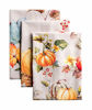 Picture of Maison d' Hermine Potiron 100% Cotton Set of 3 Multi-Purpose Kitchen Towel Soft Absorbent Dish Towels | Tea Towels | Bar Towels | Thanksgiving/Christmas (20 Inch by 27.50 Inch)