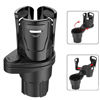 Picture of Car Cup Holder Expander with Adjustable BaseMultifunctional 2 in 1 Cup Holder Adapter, Plug-Inlarge Car Cup Holder Extender Suitable for Most Car.