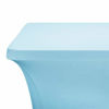 Picture of FELIZEST Spandex Fitted Stretch Table Cover for 6 ft or 4ft or 8ft or 5 ft Folding Table, Rectangular Cocktail Tablecloth, Perfect for Party or Banquet