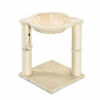 Picture of Amazon Basics Cat Condo Tree Tower With Hammock Bed And Scratching Post - 16 x 20 x 16 Inches, Beige