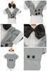 Picture of Lovelonglong Bulldog Costume Dog Suit Formal Tuxedo with Black Bow Tie Wedding Clothes for Pugs/French Bulldog/English Bulldog/American Pit Bull Gray B-L