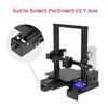 Picture of Creality 3D Upgrade 4040 Profile Y Axis Belt Tensioner,2020 Profile X Axis Synchronous Belt Tensioner for Ender3 Pro/Ender3 V2 3D Printer Belt Tensioner Kit 2pcs/Pack