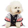 Picture of Coomour Dog Halloween Costume Pet Clothes Cat Cosplay Outfits Funny Small Dog Costumes (L,White)