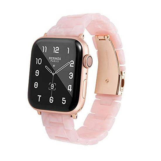 Pink apple best sale watch band stained